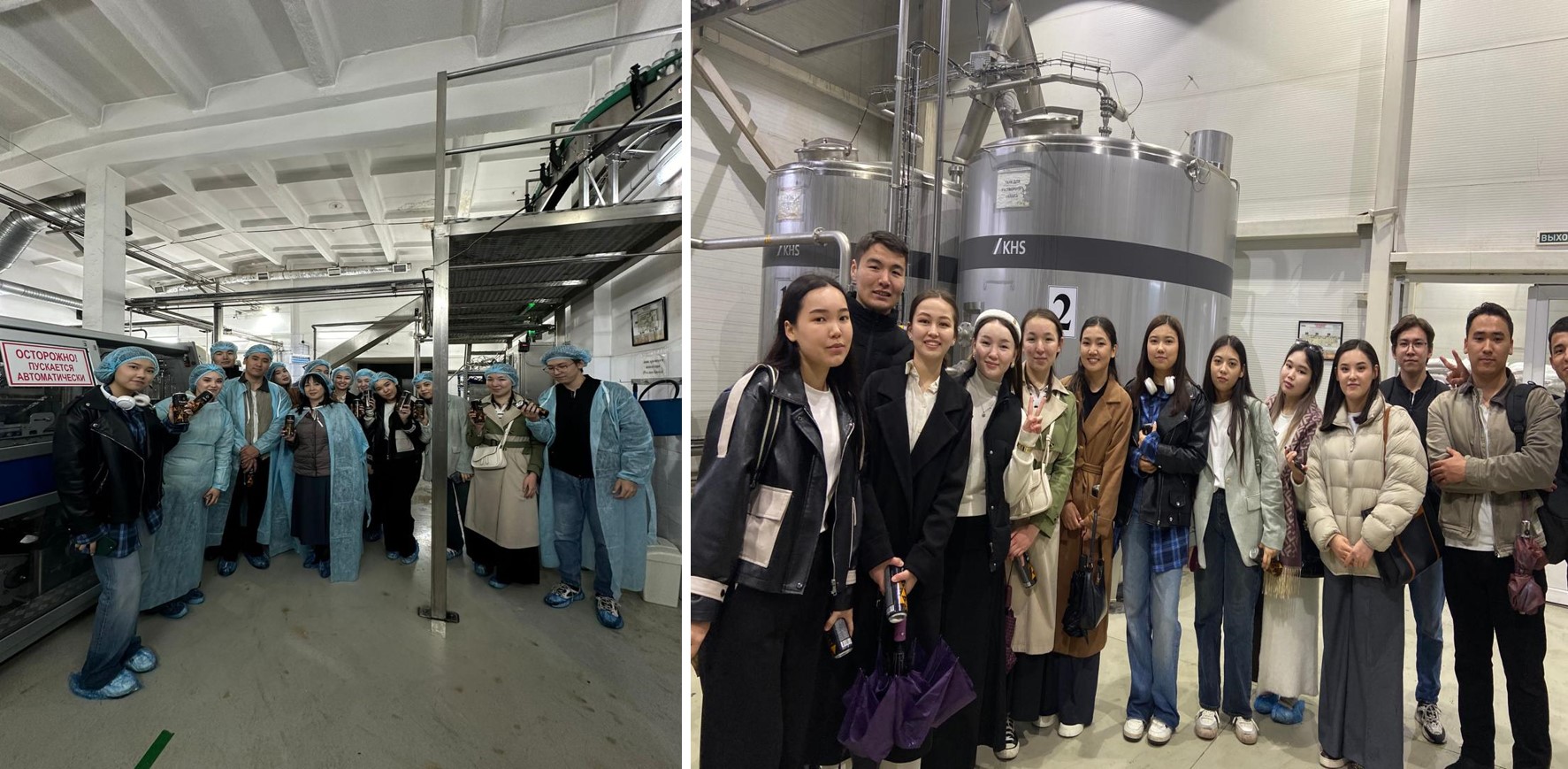 Экскурсия на завод АО «Caspian Beverage Holding»